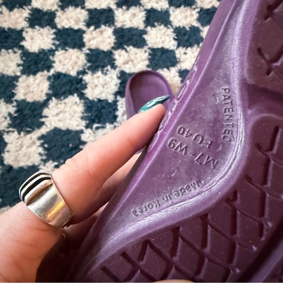OOFOS OOCLOOG Clog Purple M7-W9 EU40 - Picture 4 of 4